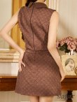 ブラウン モデル：ももか　身長：156cm　着用サイズ：Sサイズ