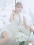 画像12: XSサイズあり【ROBE de FLEURS Glossy/ローブ・ド・フルール グロッシー】シルバーバックル/ バストジッパー/ ノースリーブ/ タイト/ ミニドレス/ キャバドレス[OF2] (12)