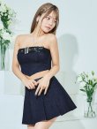 ブルーデニム モデル：如月れい　身長：156cm　着用サイズ：Sサイズ