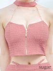 ピンク：モデル：阿部なつき　身長：160cm　着用サイズ：Sサイズ