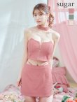 ピンク：モデル：阿部なつき　身長：160cm　着用サイズ：Sサイズ