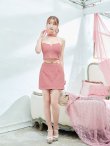 ピンク：モデル：阿部なつき　身長：160cm　着用サイズ：Sサイズ