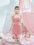 ピンク：モデル：阿部なつき　身長：160cm　着用サイズ：Sサイズ