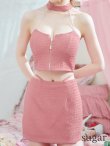 ピンク：モデル：阿部なつき　身長：160cm　着用サイズ：Sサイズ
