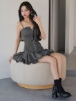 グレー モデル：まおちゃる　身長：158cm　着用サイズ：Sサイズ