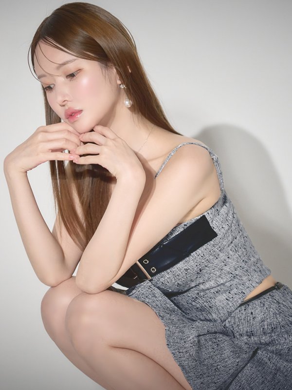 グレー モデル：ゆめ　身長：160cm　着用サイズ：Sサイズ