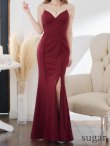 画像19: Lサイズあり【ROBE de FLEURS Glossy/ローブ・ド・フルール グロッシー】ラグジュアリーストラップ/ サイドスリット/ ロングドレス/ キャバドレスlong[OF2] (19)