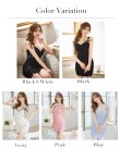 画像48: XSサイズあり【ROBE de FLEURS Glossy/ローブ・ド・フルール グロッシー】ダブルポイントリボン/ シンプル/ ノースリーブ/ ストレッチ/ リブニット/ タイト/ ミニドレス/ キャバドレス[OF2] (48)