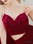 画像11: XSサイズあり【ROBE de FLEURS Glossy/ローブ・ド・フルール グロッシー】バストビジュー/ ニット/ キャミソール/ セットアップ/ ミニドレス/ キャバドレス[OF2] (11)