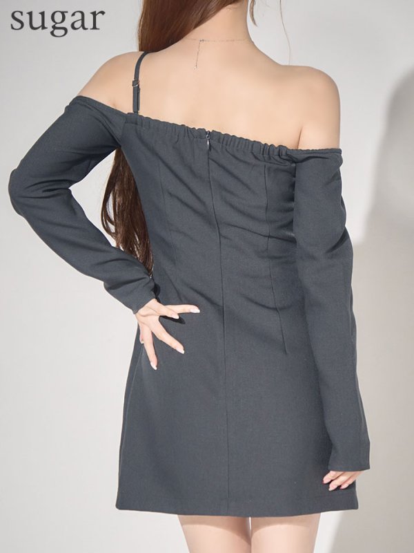 グレー　モデル：ももか　身長：156cm　着用サイズ：Sサイズ