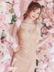 画像10: 【ROBE de FLEURS Glossy/ローブ・ド・フルール グロッシー】バック編み上げ/ スリット/ スパークリーラメ/ ミモレ丈/ ミディアム丈/ ミディアムドレス/ キャバドレスlong[OF2] (10)