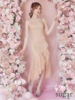 画像11: 【ROBE de FLEURS Glossy/ローブ・ド・フルール グロッシー】バック編み上げ/ スリット/ スパークリーラメ/ ミモレ丈/ ミディアム丈/ ミディアムドレス/ キャバドレスlong[OF2] (11)