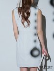 画像9: XSサイズあり【ROBE de FLEURS Glossy/ローブ・ド・フルール グロッシー】ジップ/ バストジップ/ ワンカラー/ セットアップ/  タイト/ ミニドレス/ キャバドレス[OF2] (9)