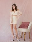 アイボリー モデル：如月れい　身長：156cm　着用サイズ：Sサイズ