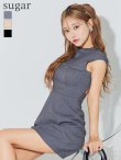 グレー モデル：如月れい　身長：156cm　着用サイズ：Sサイズ
