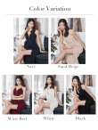 画像33: XSサイズあり【ROBE de FLEURS Glossy/ローブ・ド・フルール グロッシー】ラメ/ フリル/ スリット/ キャミ/ ロングドレス/ キャバドレス long[OF2] (33)