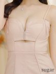 画像18: XSサイズあり【ROBE de FLEURS Glossy/ローブ・ド・フルール グロッシー】バストジップ/ フェイクスエード/ パイピング/ タイト/ ミニドレス/ キャバドレス[OF2] (18)