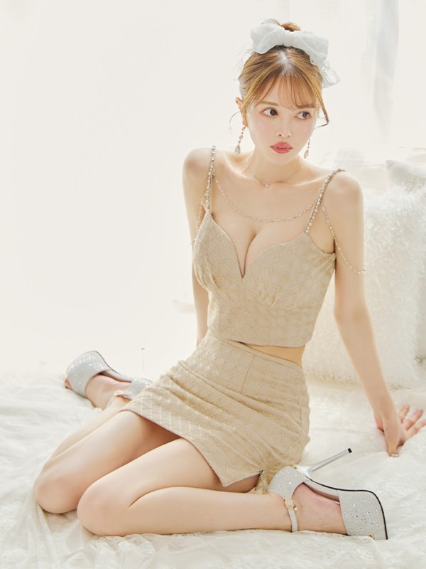 バニラクリーム モデル:ゆめ 身長:160cm 着用サイズ:Sサイズ