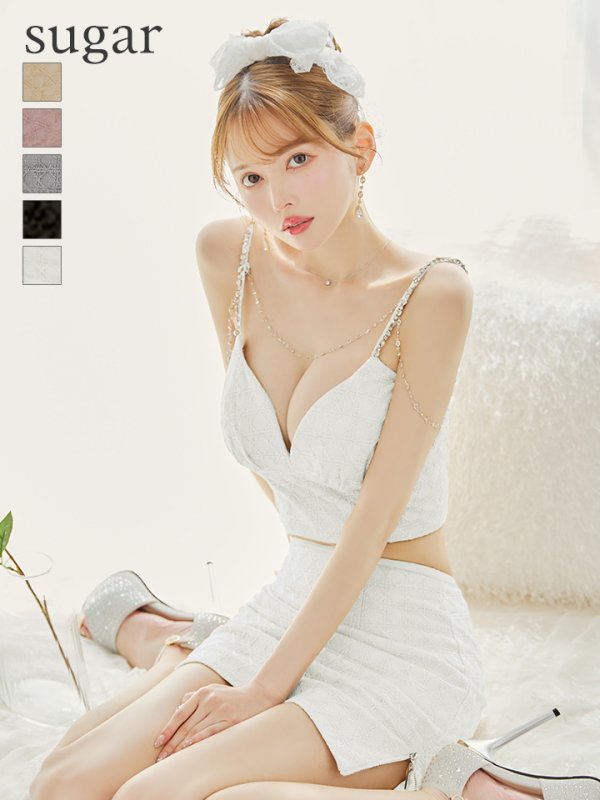 ホワイト モデル：ゆめ　身長：160cm　着用サイズ：Sサイズ