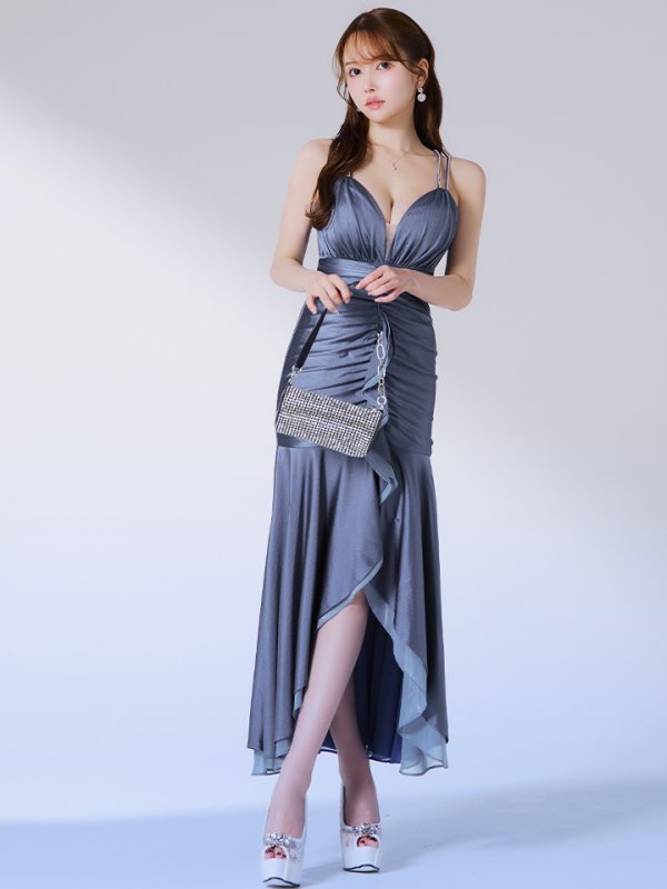 ブルー モデル：ゆめ　身長：160cm　着用サイズ：Sサイズ