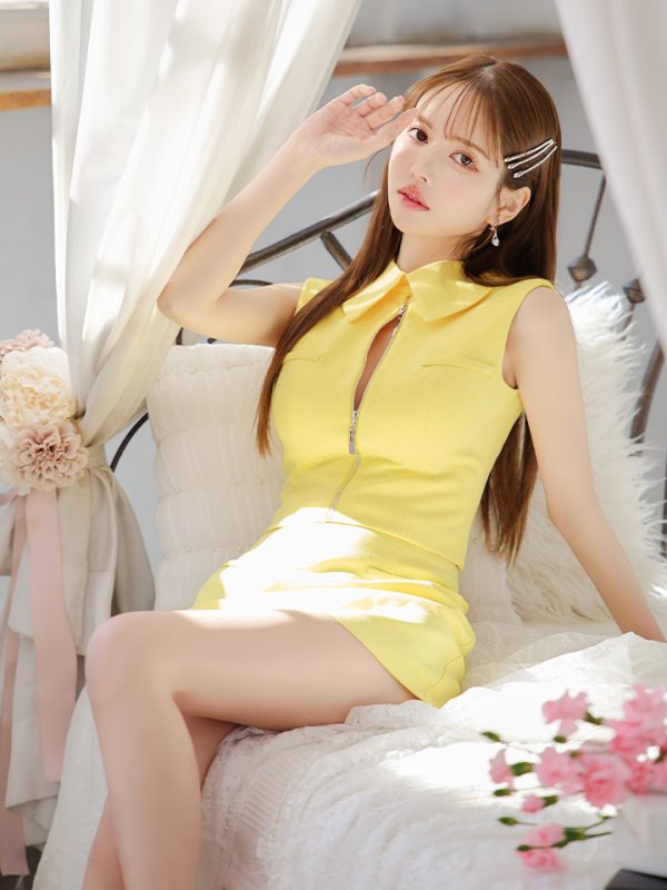 イエロー モデル:ゆめ 身長:160cm 着用サイズ:Sサイズ