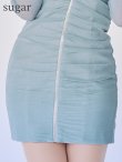 ブルー モデル：明日花キララ　身長：162cm　着用サイズ：Sサイズ