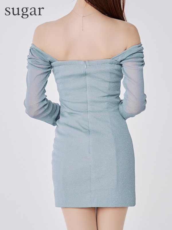 ブルー モデル:明日花キララ 身長:162cm 着用サイズ:Sサイズ