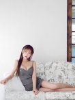 グレー　モデル：橋本甜歌(てんちむ)　身長：163cm　着用サイズ：Sサイズ