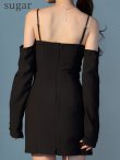 ブラック モデル：ゆめ　身長：160cm　着用サイズ：Sサイズ