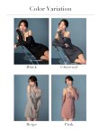 画像34: XSサイズあり【Glossy/グロッシー】2way/ オフショル/ テーラード/ タイト/ ミニドレス/ キャバドレス[OF08] (34)