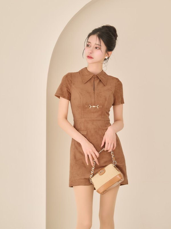 キャメル　モデル：ゆりお　身長：165cm　着用サイズ：Sサイズ