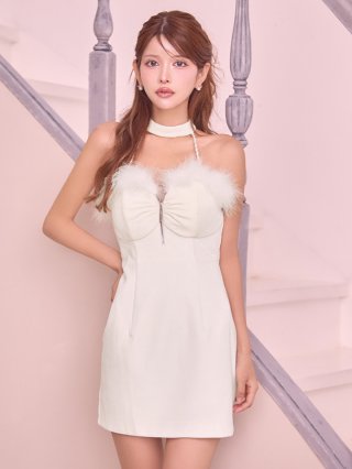 ROBE de FLEURS Glossy】ジップドレス - sugar