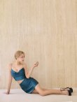 ブルー　モデル：如月れい　身長：156cm　着用サイズ：Sサイズ