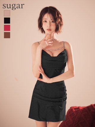 ROBE de FLEURS Glossy】ストレッチドレス - sugar