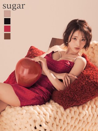 ローブドフルール glossy レッド Sサイズ ROBE de FLEURS Glossy レッドドレス S ROBE de FLEURS Glossy レッド