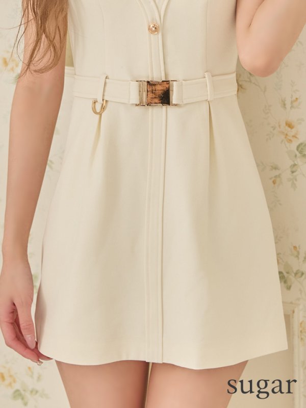 アイボリー　モデル：るりぴ　身長：165cm　着用サイズ：Sサイズ