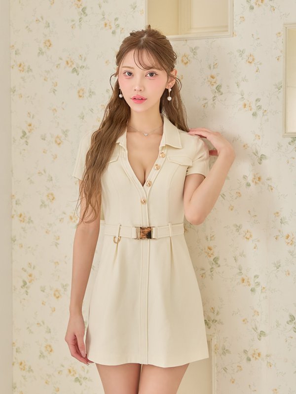 アイボリー　モデル：るりぴ　身長：165cm　着用サイズ：Sサイズ