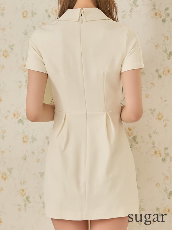 アイボリー　モデル：るりぴ　身長：165cm　着用サイズ：Sサイズ