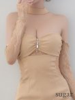 ベージュ　モデル：れみれみ　身長：163cm　着用サイズ：Sサイズ