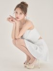 ホワイト　モデル：ゆめ　身長：160cm　着用サイズ：Sサイズ