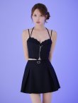 ブラック モデル：ゆめ　身長：160cm　着用サイズ：Sサイズ