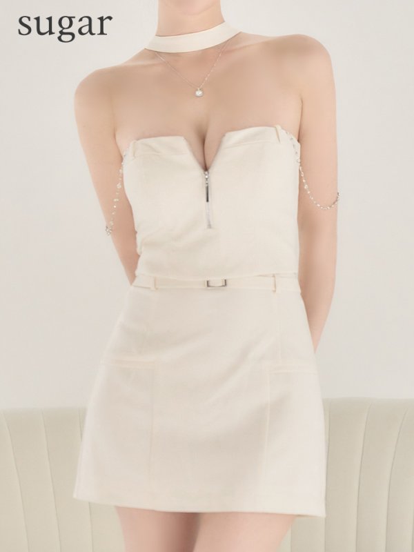 アイボリー モデル：ゆめ　身長：160cm　着用サイズ：Sサイズ