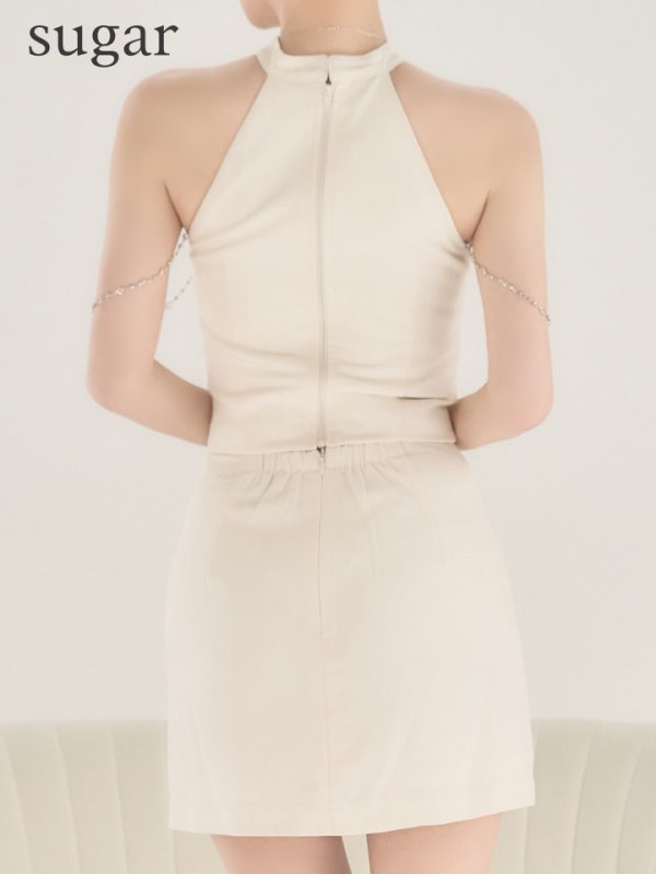 アイボリー モデル：ゆめ　身長：160cm　着用サイズ：Sサイズ