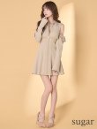 ベージュ　モデル：ゆめ　身長：160cm　着用サイズ：Sサイズ