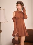 ブラウン　モデル：るりぴ　身長：165cm　着用サイズ：Sサイズ