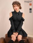 ブラック　モデル：るりぴ　身長：165cm　着用サイズ：Sサイズ