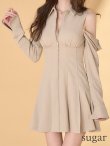ベージュ　モデル：ゆめ　身長：160cm　着用サイズ：Sサイズ