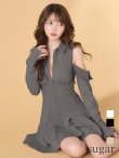 グレー　モデル：ゆめ　身長：160cm　着用サイズ：Sサイズ