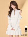 ホワイト　モデル：ゆめ　身長：160cm　着用サイズ：Sサイズ
