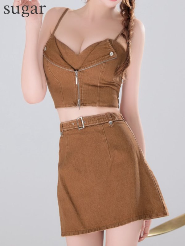 キャメル　モデル：れみ　身長：163cm　着用サイズ：Sサイズ